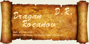 Dragan Rocanov vizit kartica